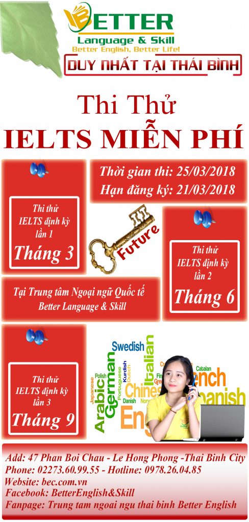 3 lý do bạn nên thi IELTS ngay trong năm 2018